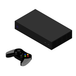 Video Game Controller Isometric View vector image