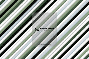 abstract green line pattern summer design vector image