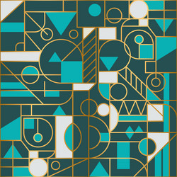geometry minimalistic artwork poster with simple vector image