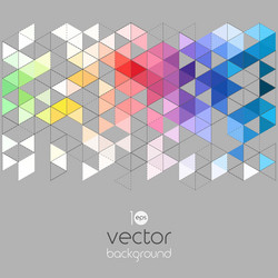 abstract geometric banner with triangle vector image