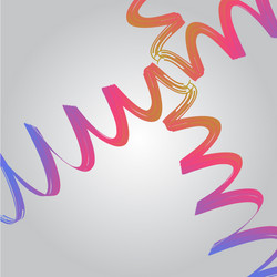 abstract background with twisted swirles vector image