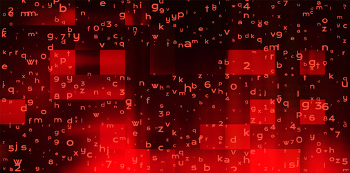 abstract technology binary code dark red vector