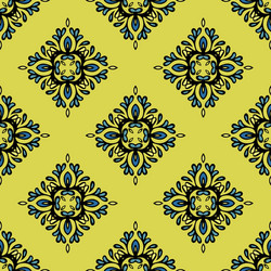 Seamless tiled pattern design vector