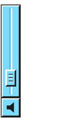volume level interface element in retro style vector image