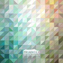 abstract colorful triangle background vector image
