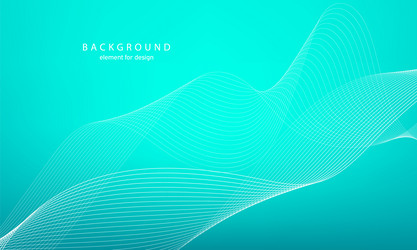 abstract gradient background wave element vector image