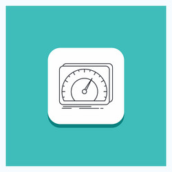 Dashboard Speed Test Button vector image