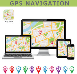 global positioning system navigation vector