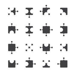 Jigsaw icon design vector