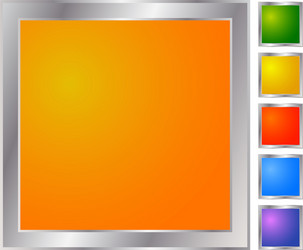 rounded button tag label with blank empty space vector image