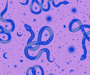 seamless patterns alchemy esoteric mystical magic vector image