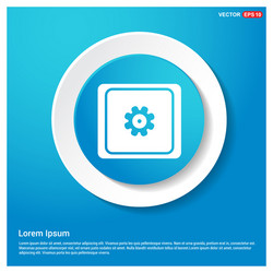 Settings Icon - Configuration vector image