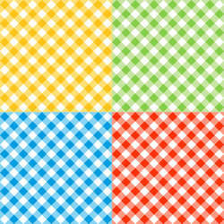 Gingham Checkered Pattern vector image