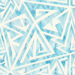 ice color geometric seamless pattern vector image