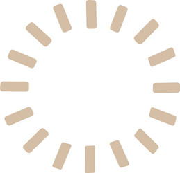spinner progress circle indicator vector image