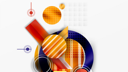 abstract design with layered geometric shapes vector image
