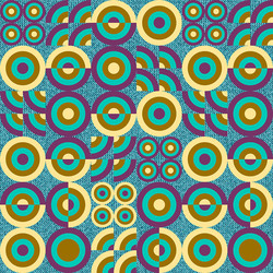 geometric abstract pattern regular polka dot vector image