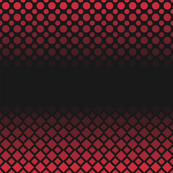 halftone geometric dot and square pattern vector image
