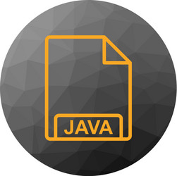 java icon vector image