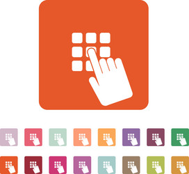 Password Unlock Icon - Pin Code vector image