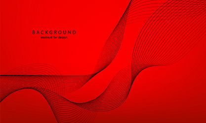 abstract gradient background wave element vector image