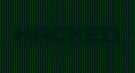 abstract technology binary code green background vector image