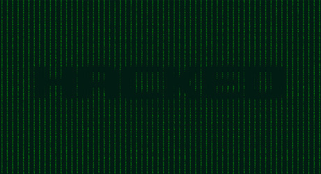 abstract technology binary code green background vector