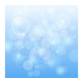 Blue Bokeh Light Abstract Background vector image