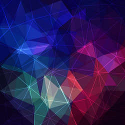 triangular abstract background vector image