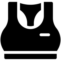 sports bra icon marathon related Vector Image