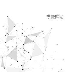 abstract science network concept vector image