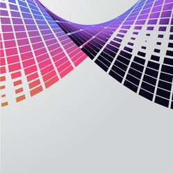 abstract background with twisted squares vector image