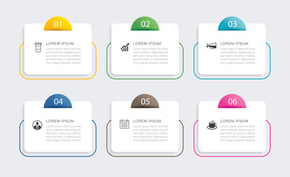 Data Index Tab Template vector image