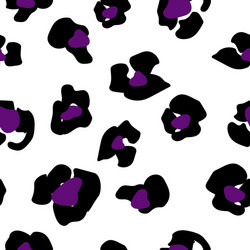 Seamless pattern of jaguar spots natural textures vector