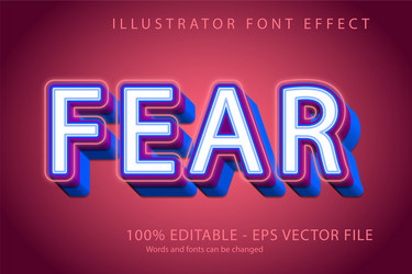 editable text style effect typography template vector image