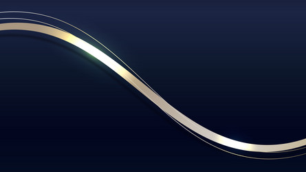 3d ribbon lines elements with glowing light vector image