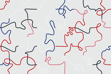 abstract linear pattern made with seamless thin vector image