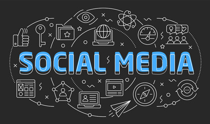 linear slide for the presentation vector image
