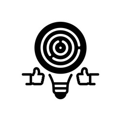 problem solving vector image
