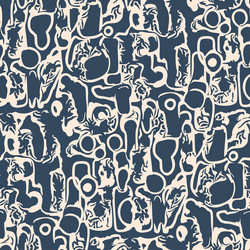 Abstract Pattern - Minimalist Shapes vector image