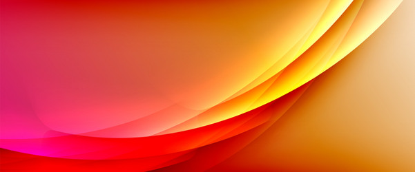 dynamic flowing waves on gradient color background vector image