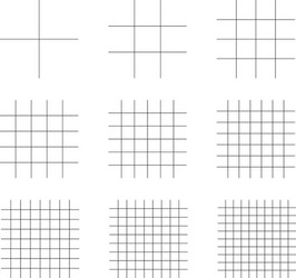 grid mesh with different density vector image