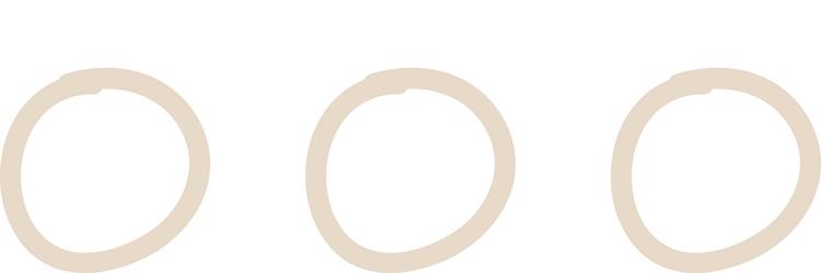 handdrawn circles progress indicator vector image