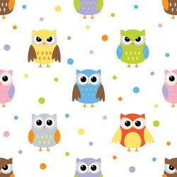 Owls at night Royalty Free Vector Image - VectorStock