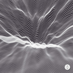 abstract grid background 3d technology vector image