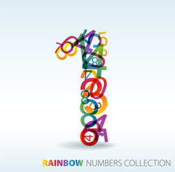 Rainbow Number 1 Vector Images (over 340)