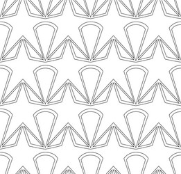 seamless pattern in a linear style from vector image