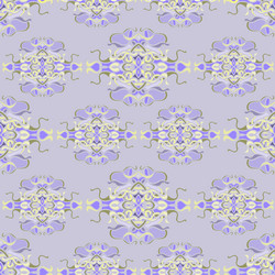 seamless pattern with colorful abstract shape vector image