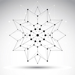 Abstract 3D Mesh Object vector image
