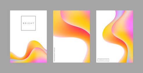 Liquid Color Gradient Background vector image